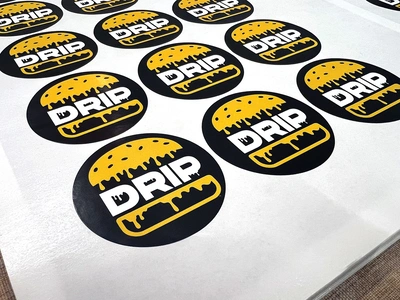  Circle Stickers on Sheet