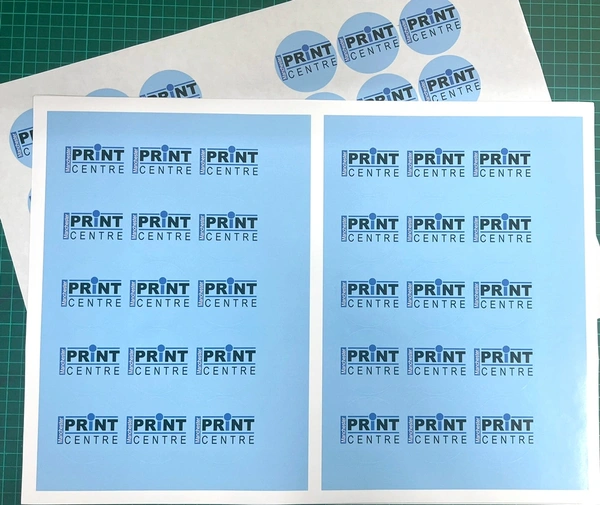  Circle Stickers on Sheet