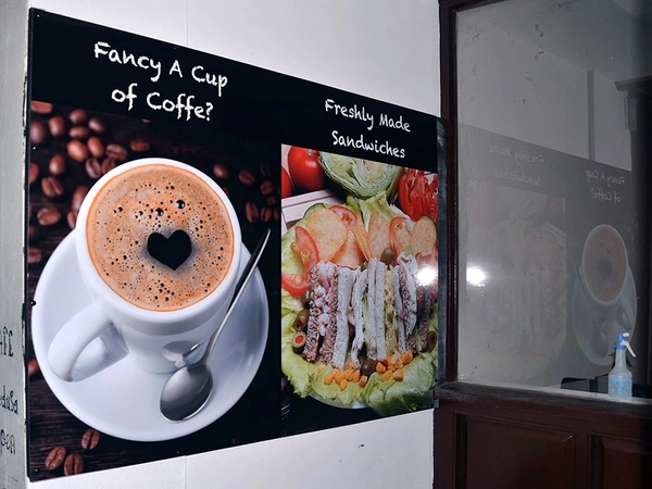 Custom size wall image print and mount onto 3mm ACP 